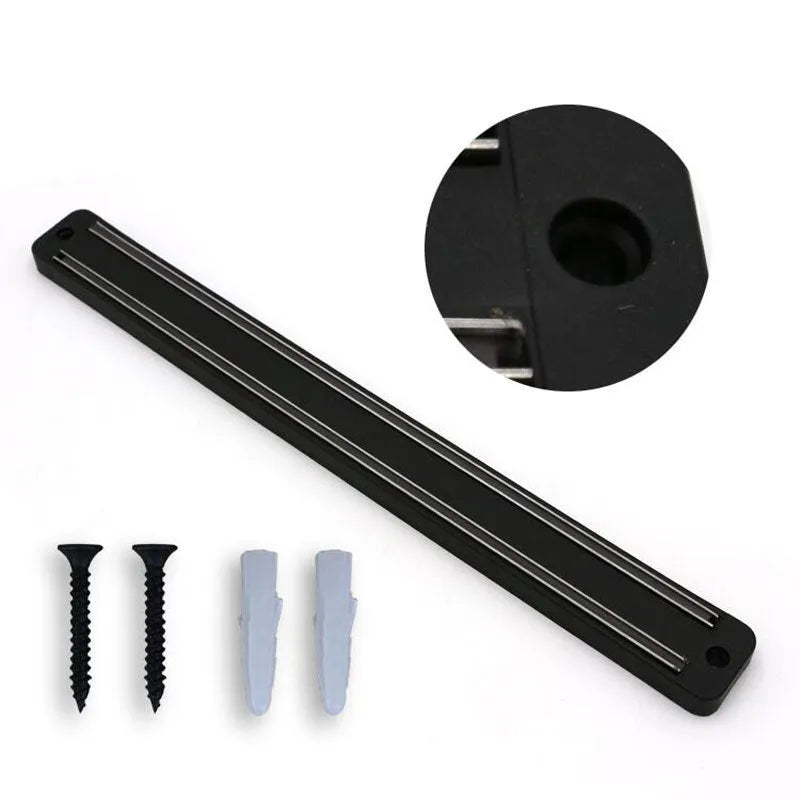 Kitchen magnetic knife holder 50cm wall-mounted with stainless steel knives