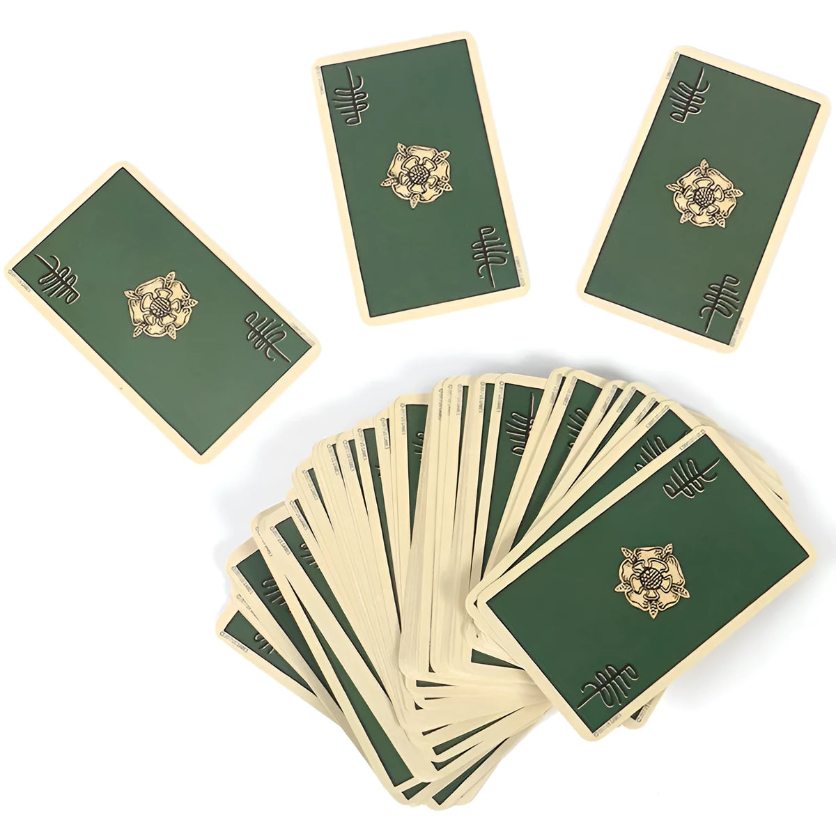 Borderless Waite tarot cards, 78-card coated paper deck, 10.3 x 6cm cards with box and electronic manual