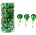 3cm electroplated Christmas balls in gold red silver blue and mixed colours for tree and wreath decoration