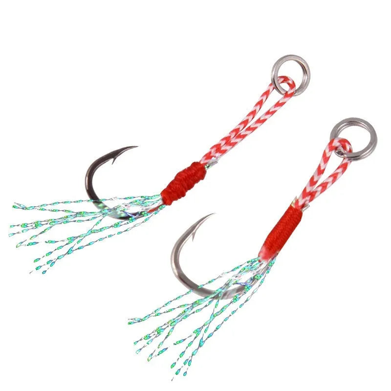 Bright wire iron plate single hook fishhook for sea fishing, shown in multiple sizes from No. 9 to No. 14.