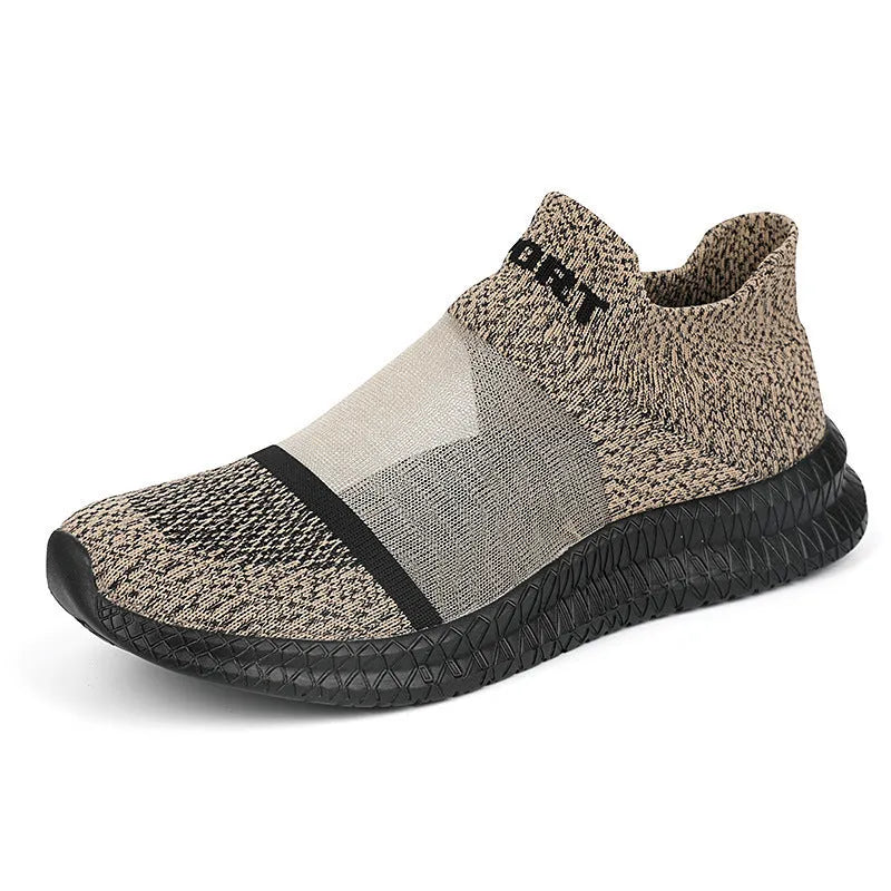 Breathable casual sock shoes with flyknit upper in multiple colour options