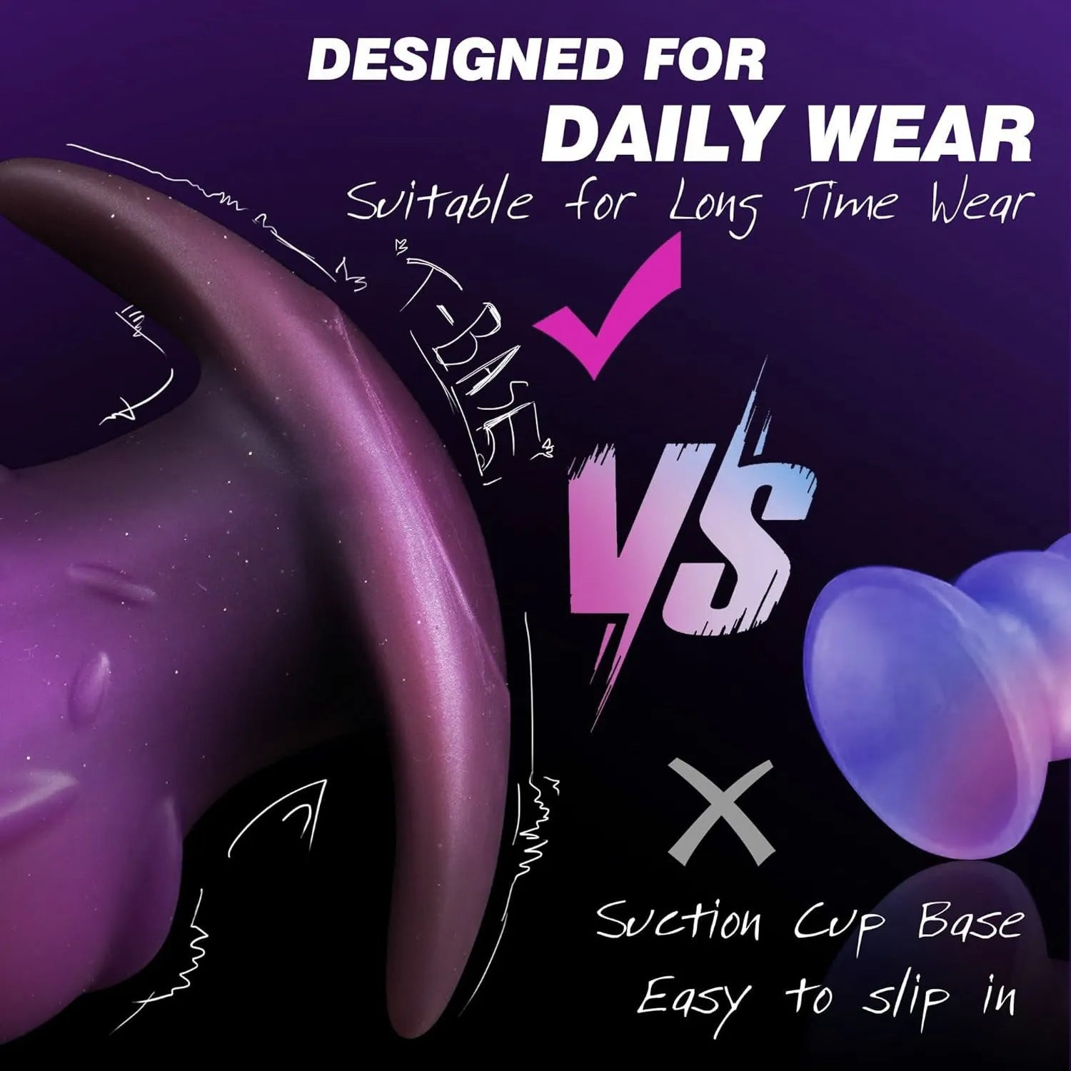 Unisex adult masturbator made from liquid silicone, shown in black, gold, and purple colour options.