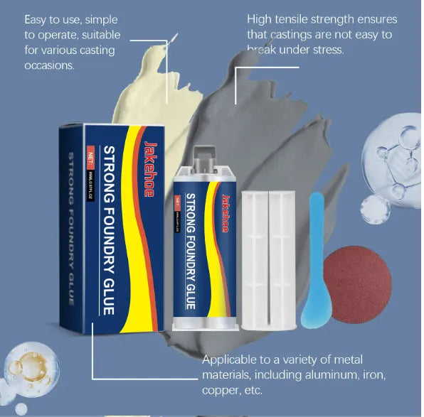 Waterproof metal sealant adhesive kit for copper aluminium stainless steel repairs with 85ml tube and tools