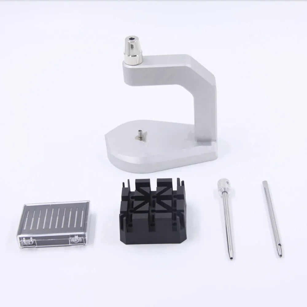 Silver press strap removal tool with precision blade for watch and jewellery repair