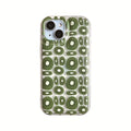 Transparent sliced kiwi fruit phone case for iPhone 11 to 16 series, TPU all-inclusive cover.