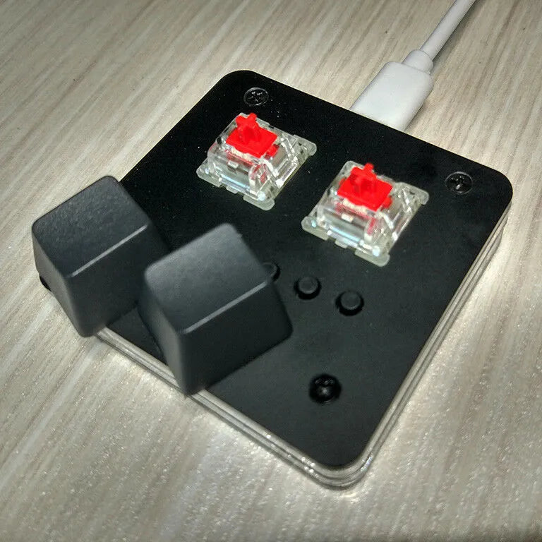 Small USB wired mini keyboard with multimedia keys in black colour option