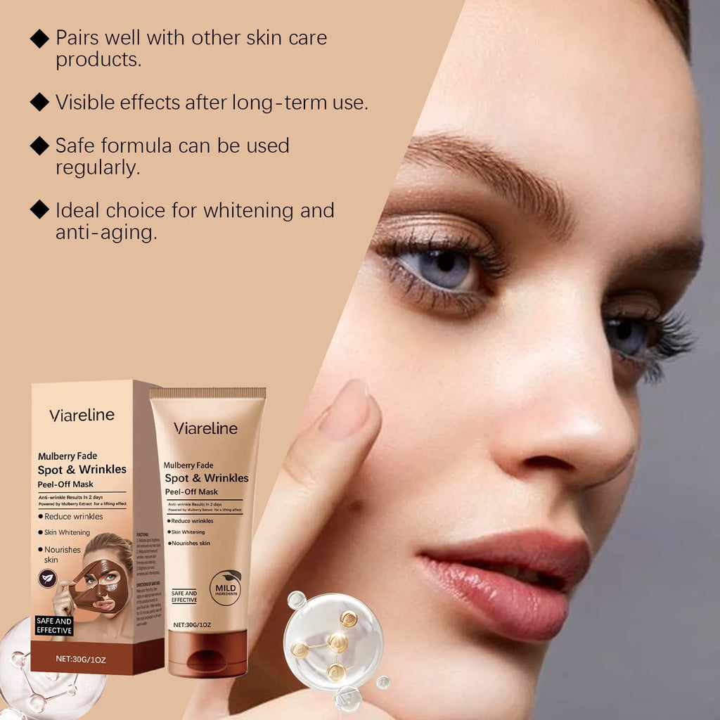 Facial mask sheet mask fading wrinkle compact delicate skin care 30g with arbutin and hyaluronic acid