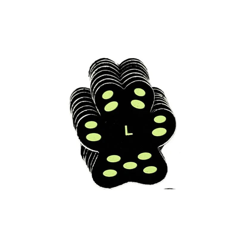 Dog claw protection pads made from silicone cloth in S and M sizes, 8 pieces per pack
