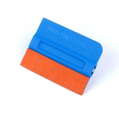 ABS plastic car colour changing film scraper with deerskin and wool scraping options