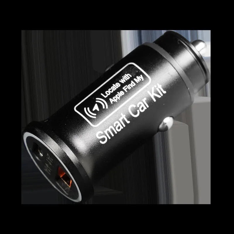Black car charger GPS tracker locator device with ABS plastic construction