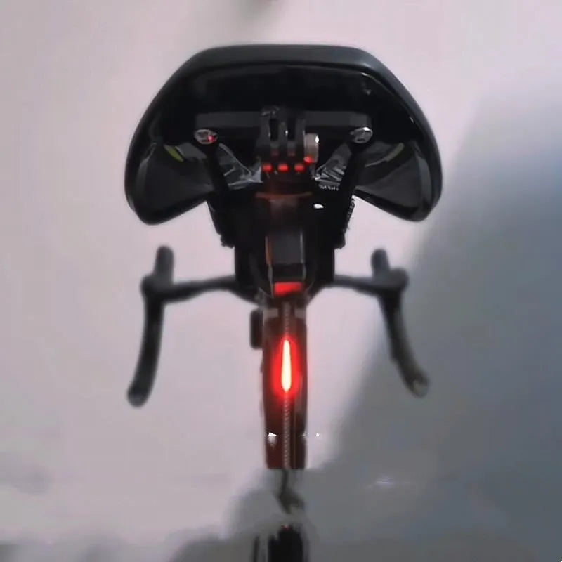 USB rechargeable waterproof bicycle taillight in multiple colours with modification wiring.