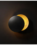 Modern minimalist aluminium night light in black and gold for aisle stair bedroom use
