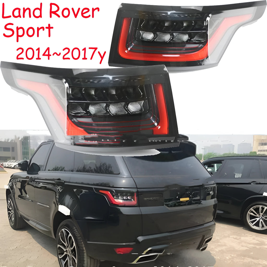 Pair of LED rear bumper brake light units for car taillight replacement.