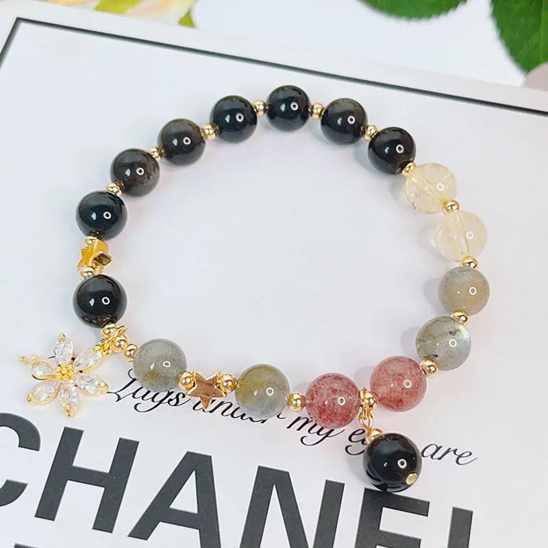 Silverstone electroplated bracelet with sweet cool designs showing flower, heart and star motif options