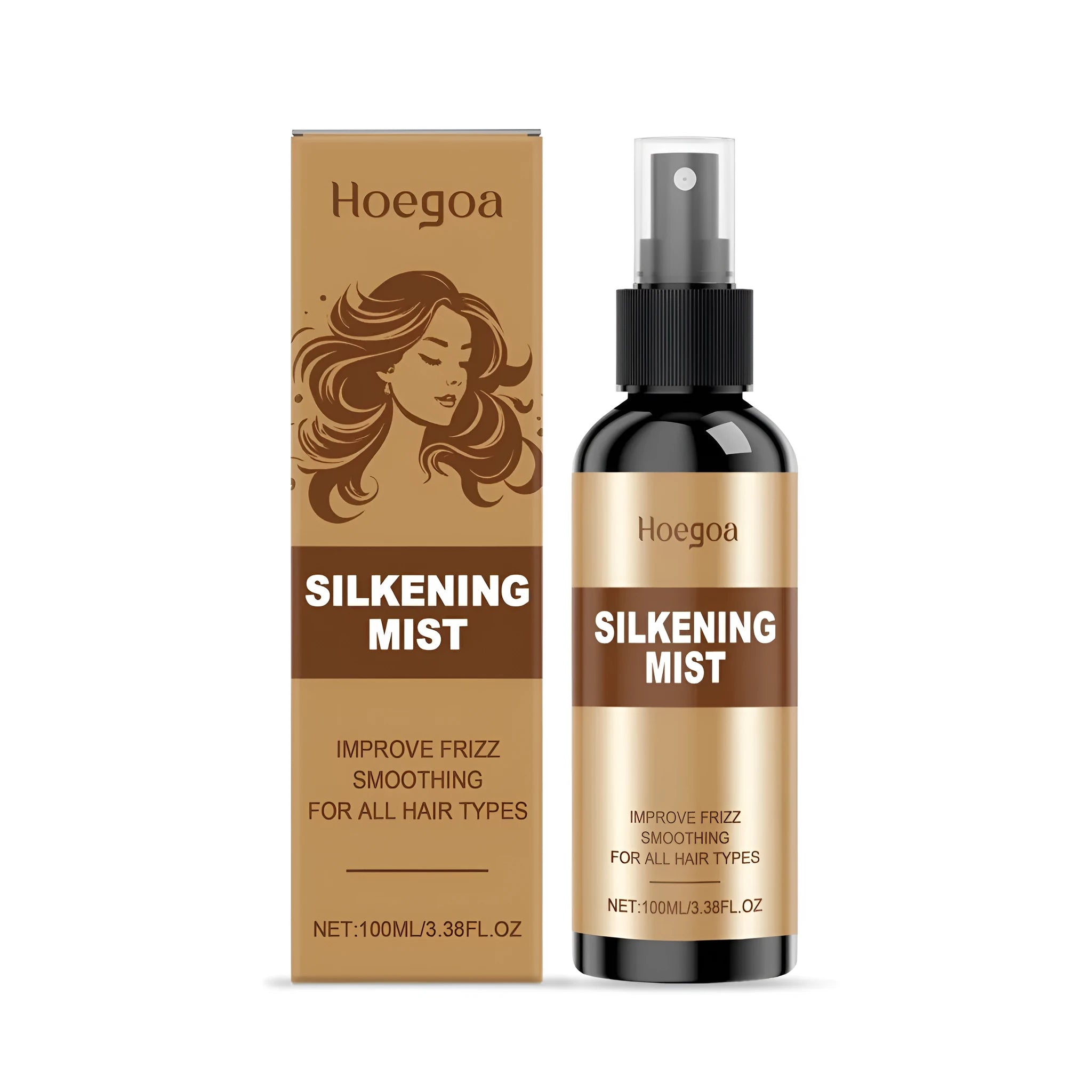 100ml bottle of hair care spray with ginger and rosemary extracts