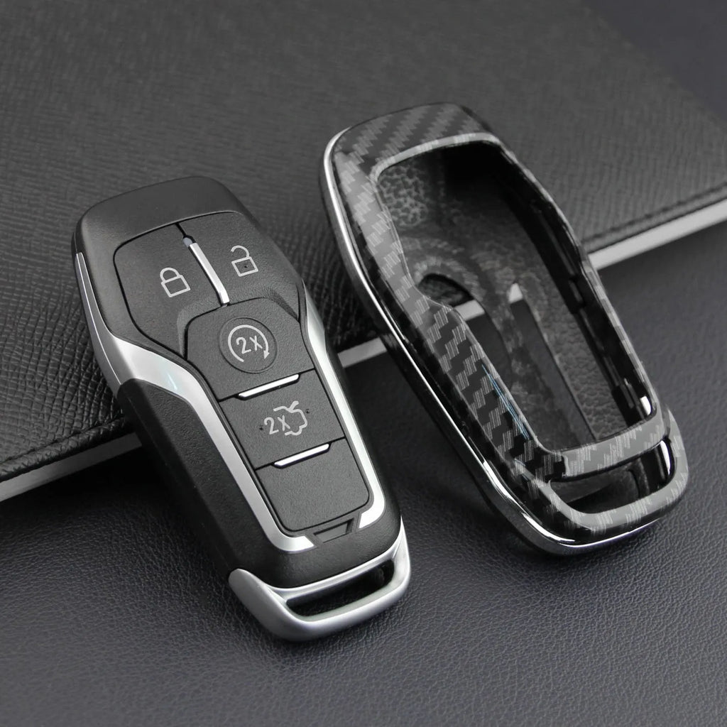 A plastic protective shell case designed to cover a car key remote, shown in a single-shell colour.