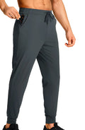 Men's loose fit polyester trousers in solid colour available in sizes XS to 4XL