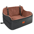 Washable car rear cloth dog kennel 76x48x38cm for medium and large dogs in grey, green, black, black grey, or dark brown