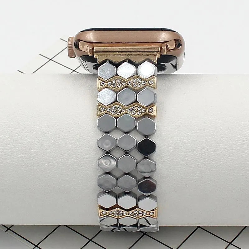 Stainless steel watch band for Apple Watch in two size options