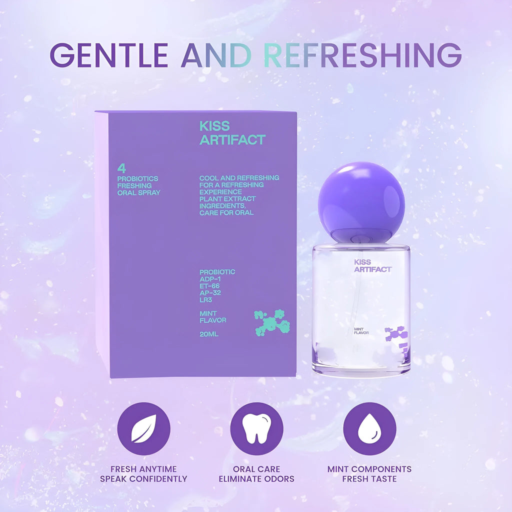 20ml portable probiotics oral spray bottle with hydrating properties