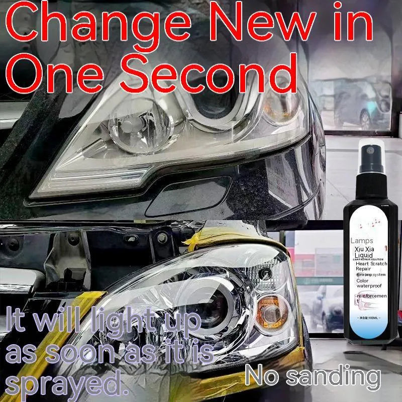 100 ml bottle of car headlight renovation repairing liquid for cloudy plastic lenses