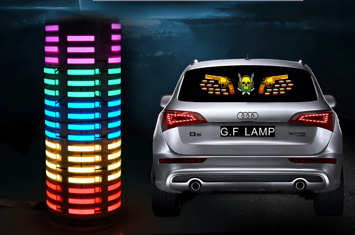 LED cold light sensor rear glass atmosphere light in cold light film with six sizes and colour options