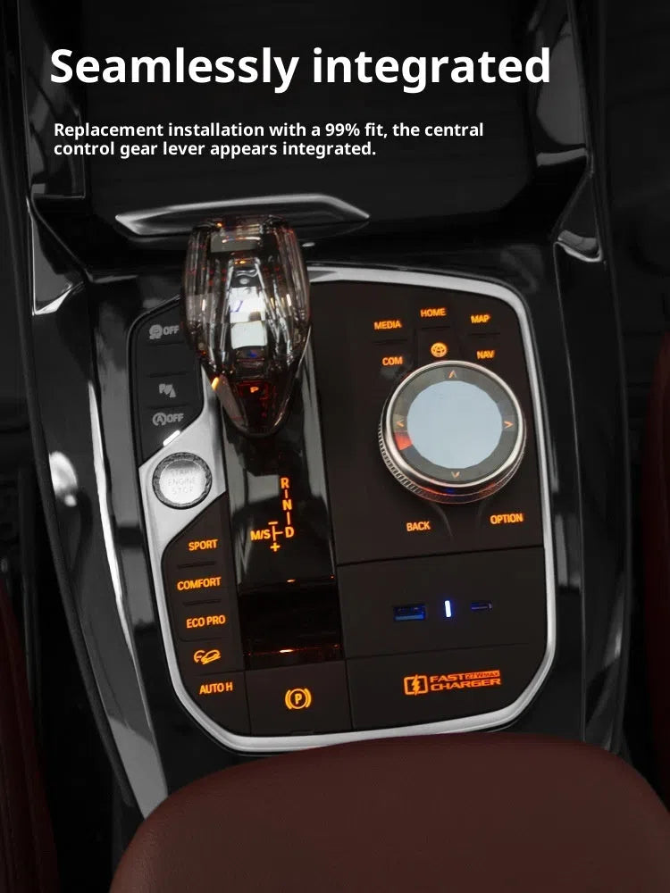 Black BMW car charger and centre console storage box for gear area lossless installation