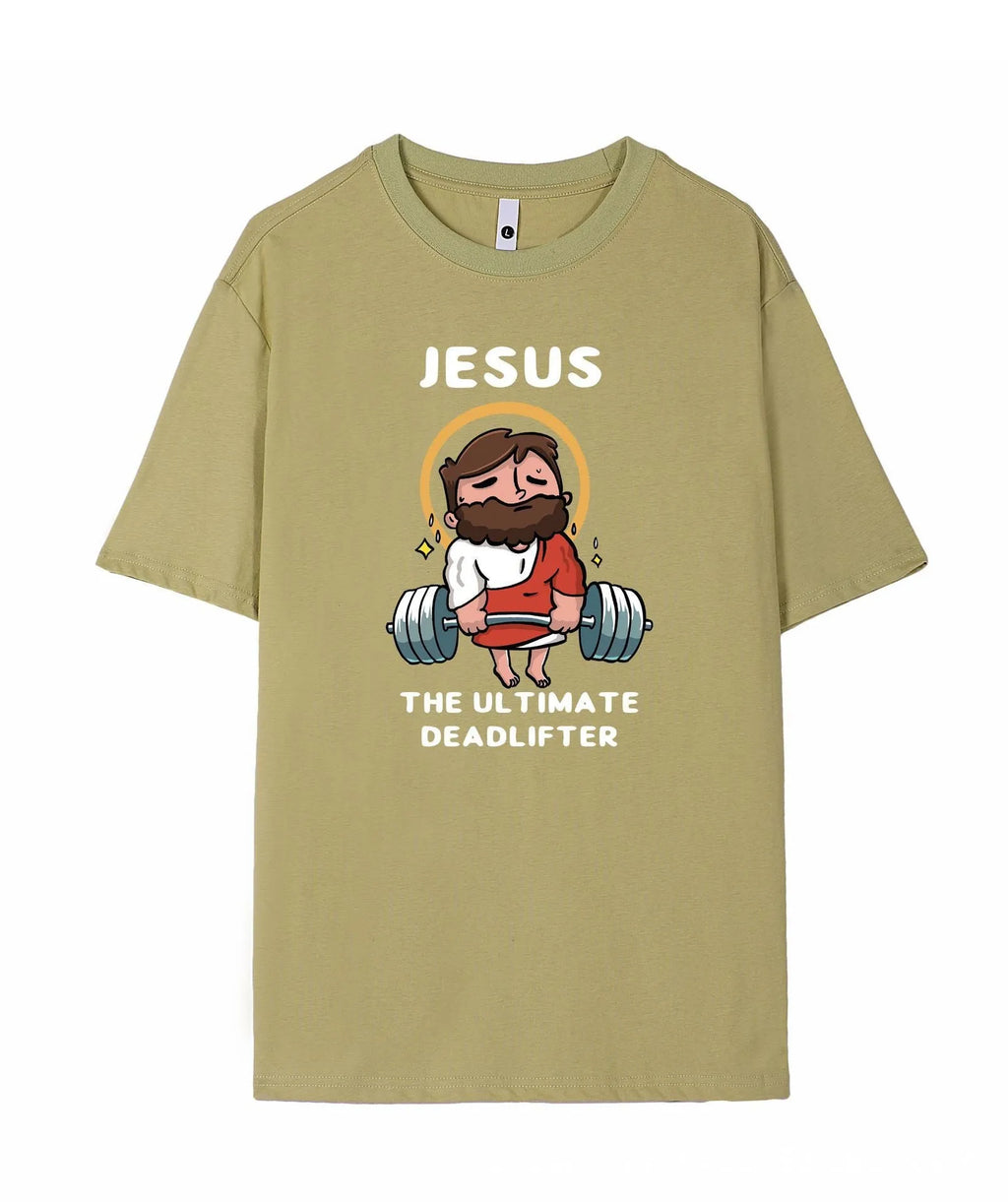Men's plain short sleeve cotton T-shirt shown in multiple colour options on a hanger.
