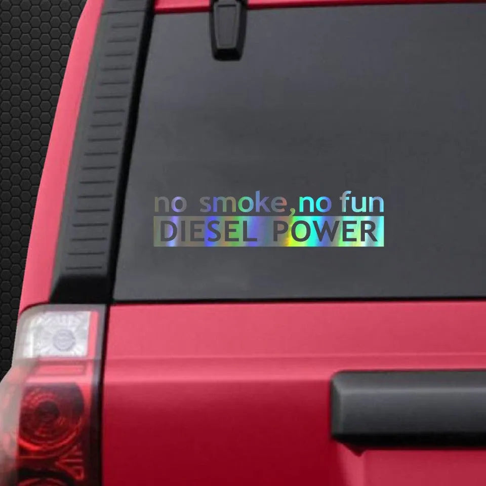 ABS plastic car sticker decal in five colours black silver orange blue colourful for vehicle customisation