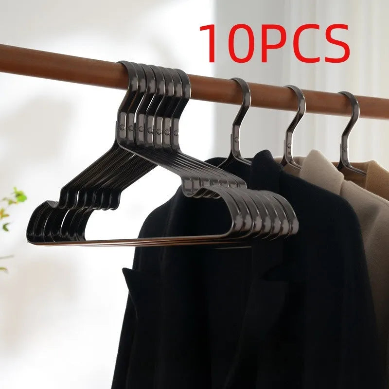 Elegant black non-slip anti-rust clothes hanger for trousers and ties
