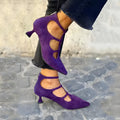 Plus size women's sandals with PU upper and buckle fastening in black, available in sizes 34 to 45