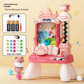 Children's desktop educational toy with 20 beans, plastic sound and light rotation, pink or green colour options