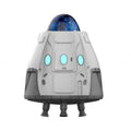 White Bluetooth-controlled Northern Lights ambience light with USB power and laser starry sky projection