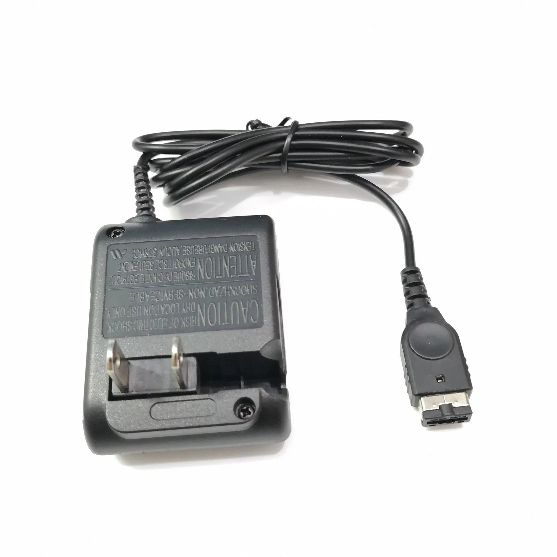 GBA SP Firecow charger with 1.5-metre cable, black, NDS interface, American Standard plug