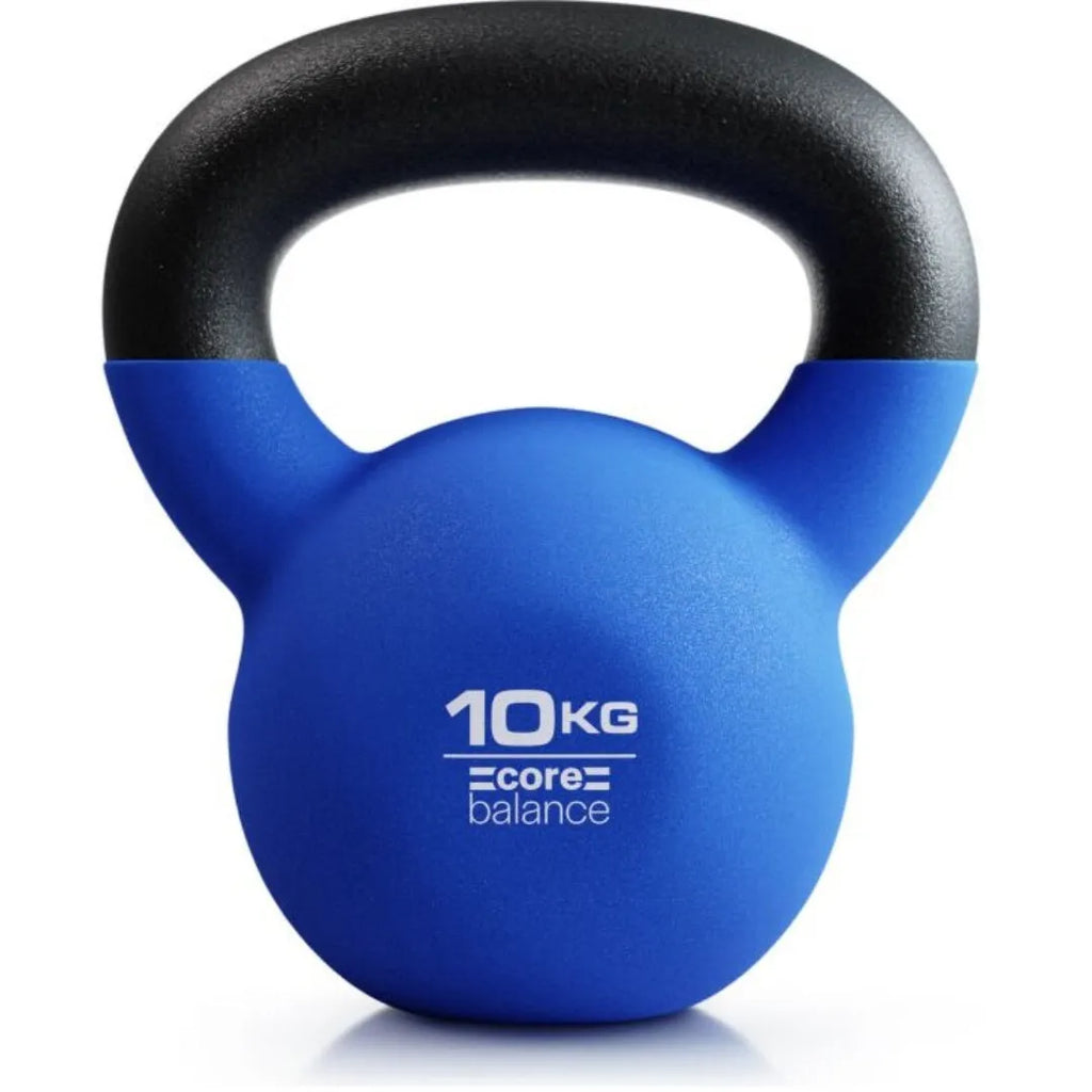 Blue cast iron teapot-shaped dumbbell weighing 10 kg for home strength training