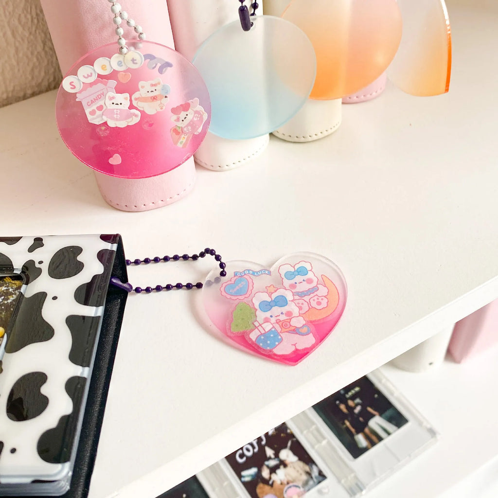 Pack of waterproof PVC cartoon stickers for decorating an agenda notebook or stationery.