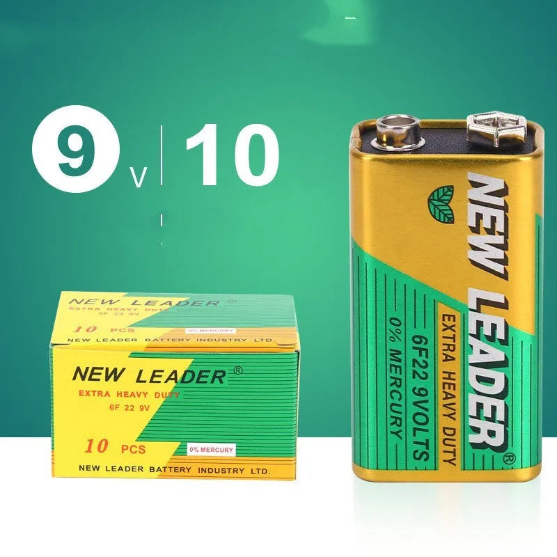 A single Xinlida brand alkaline 9V rectangular battery, model 6F22.
