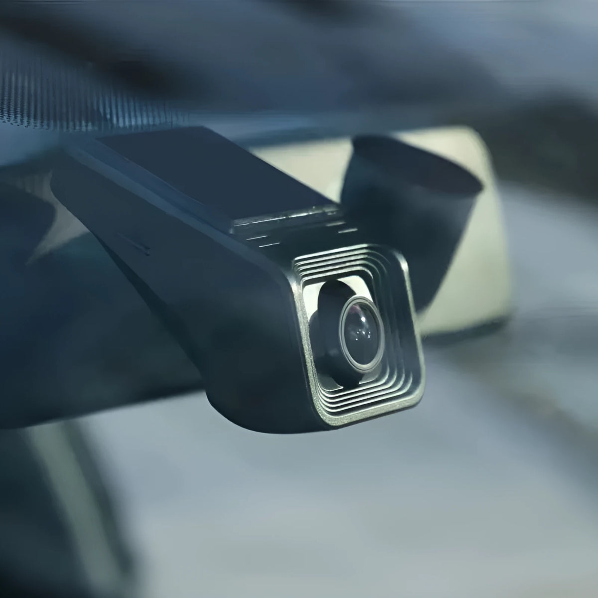 HD 1080p night vision driving recorder unit with WiFi connectivity for smartphone control.