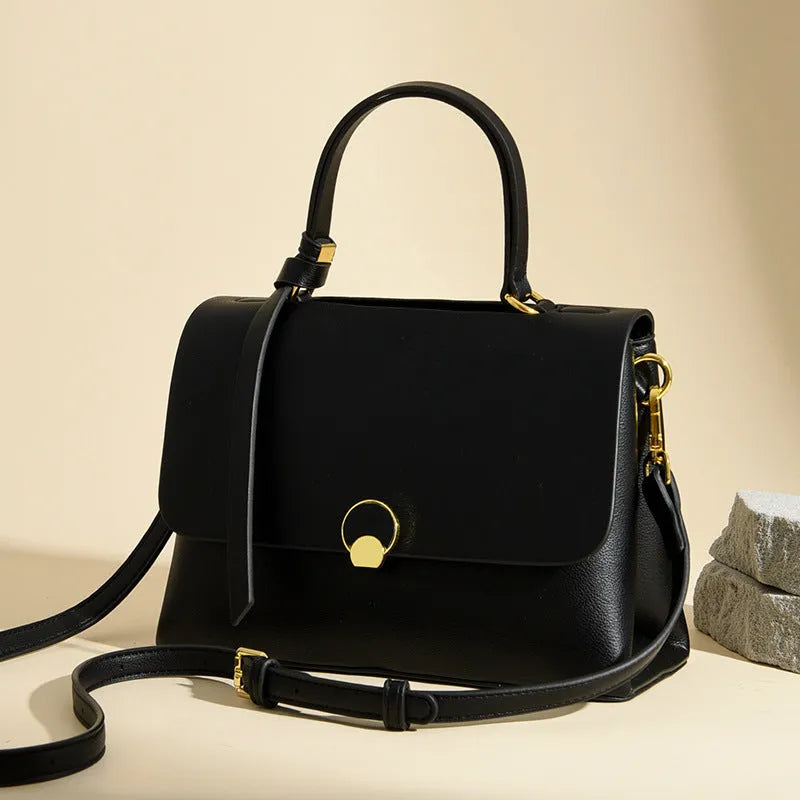 PU crossbody handbag in beige with sewing line detail and single shoulder strap
