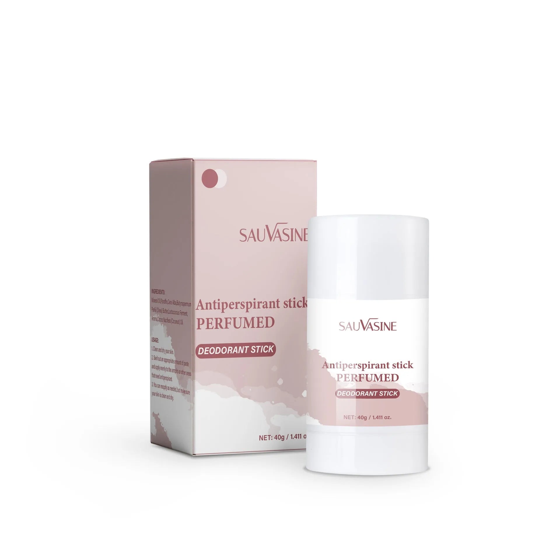 40g antiperspirant deodorant stick for women, suitable for sensitive skin.