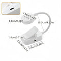 Portable rechargeable creative clip light with modern simplicity design for home use