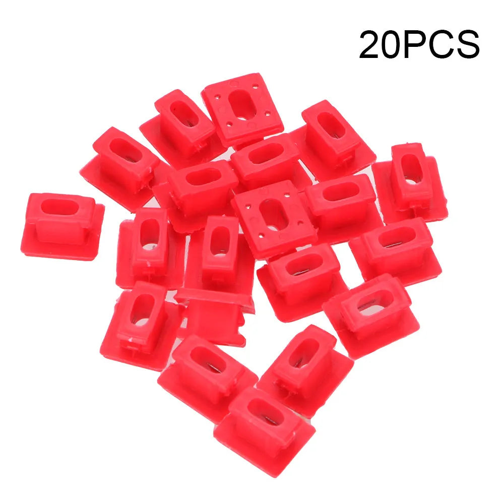Pack of 10 black plastic BMW interior door trim panel snap clip fasteners