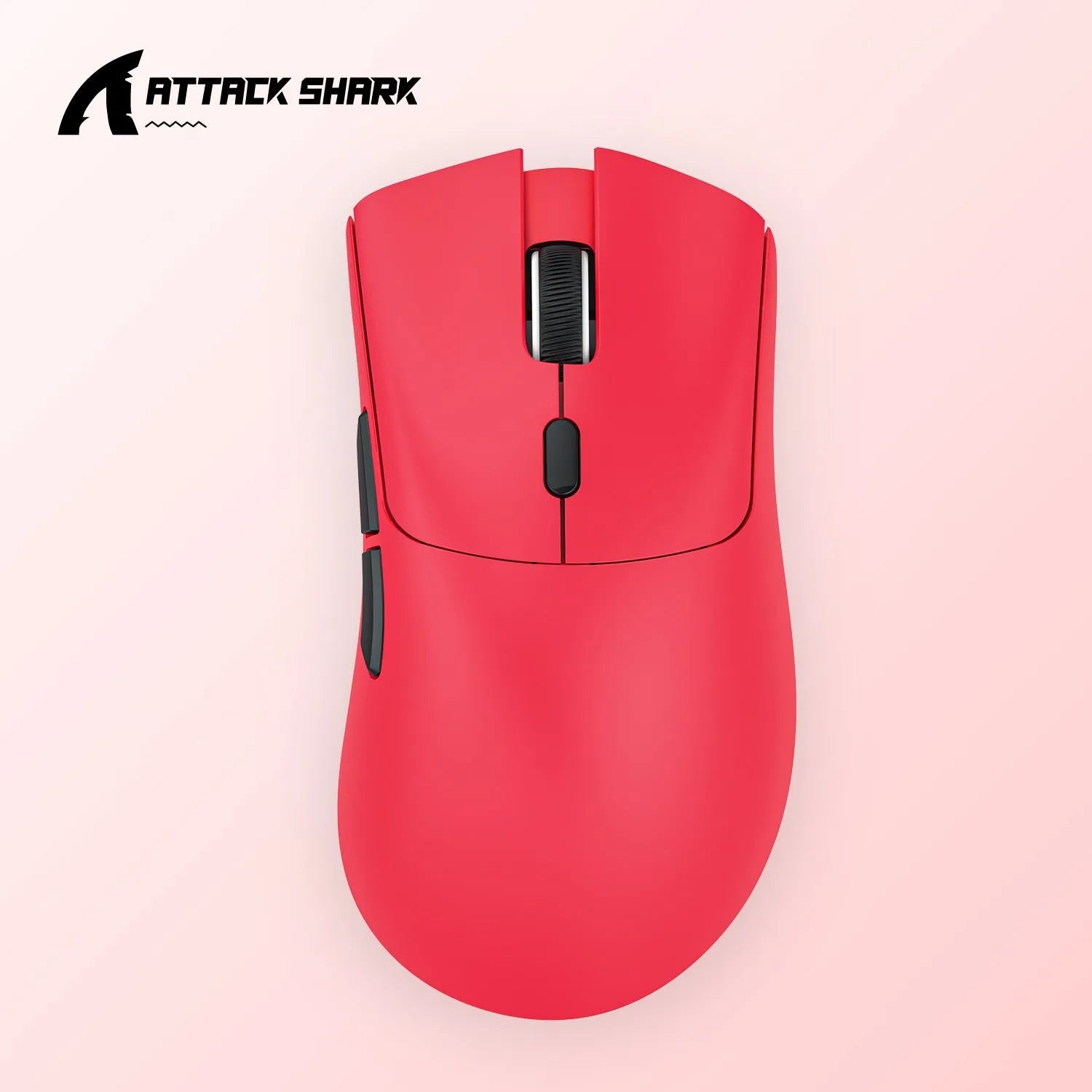 Attack Shark wireless Bluetooth three-mode mouse in black, red, or white colours