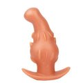 Unisex adult masturbator made from liquid silicone, shown in black, gold, and purple colour options.