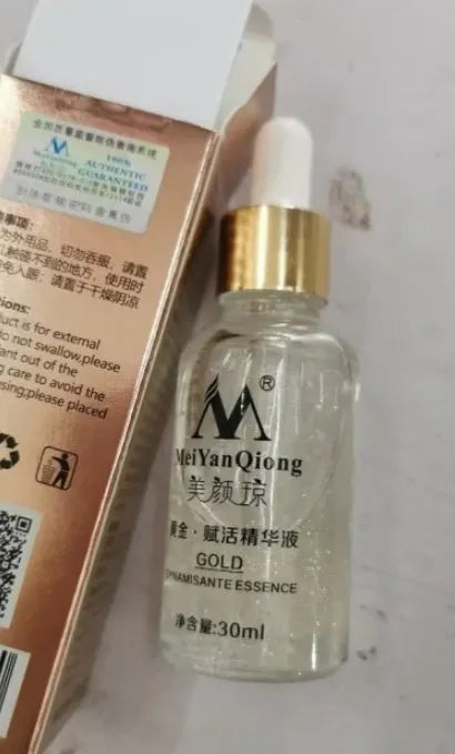 30ml 24K gold day cream jar for face and neck with collagen, hyaluronic acid and ginseng extract