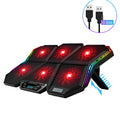 Ice Magic 6 black and red six-fan notebook cooling radiator for laptops