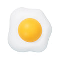 Interactive catnip ball toy in Fried Egg or Poached Egg style with soft plush exterior