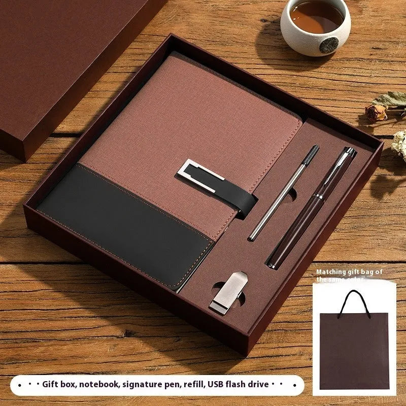 A5 soft leather notebook in multiple colours with wood-free paper pages