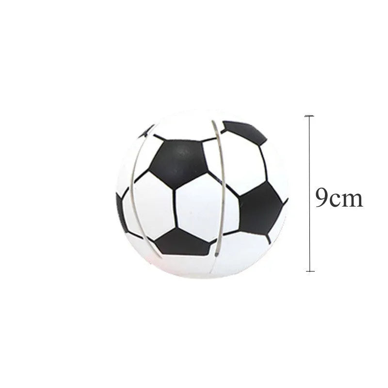 Transformable dog toy showing ball and flying disc modes in orange plastic with 9cm diameter