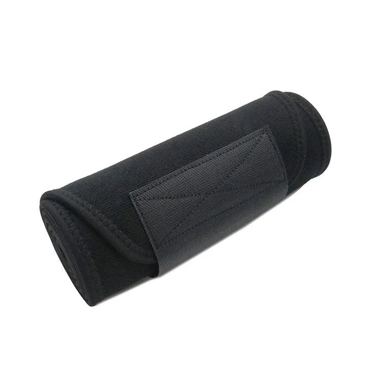 Neoprene lumbar support belt for sports and fitness activities in black, blue, or pink colours